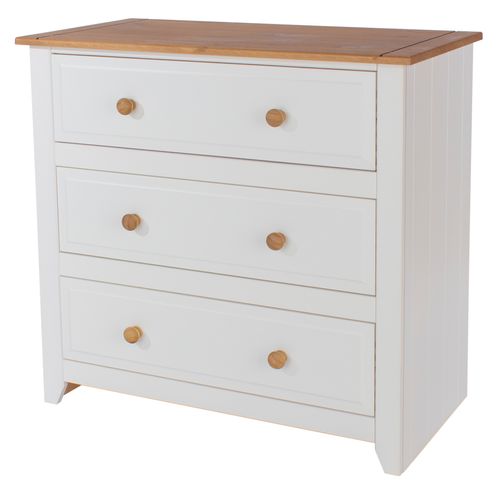Cômoda 3 Gavetas Branco