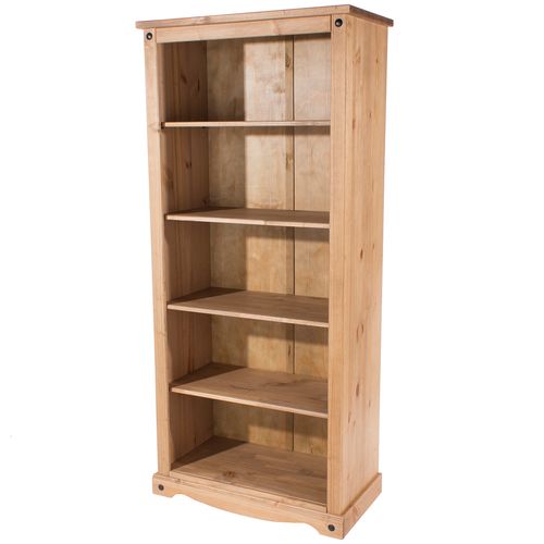 Estante em Madeira com 5 Nichos Marrom Antique